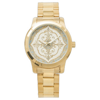 Montre femme de luxe, motif de style européen