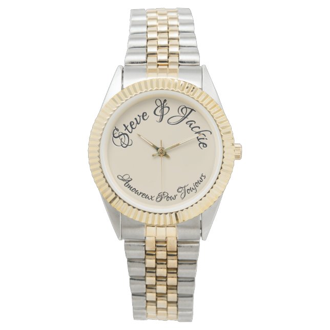 Montre Femme française en amour (devant)
