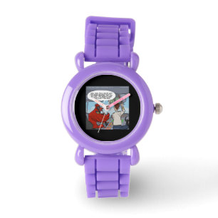 Montre Femme Pilote de Jumbo Jet Cardinal Drôle
