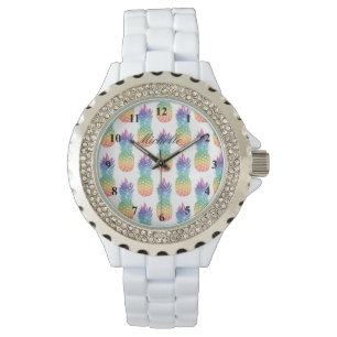 Montre Femmes tropicales faites sur commande de motif de