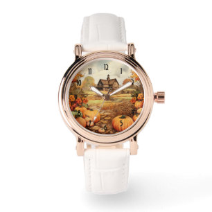 Montre Ferme citrouille automne récolte Thanksgiving