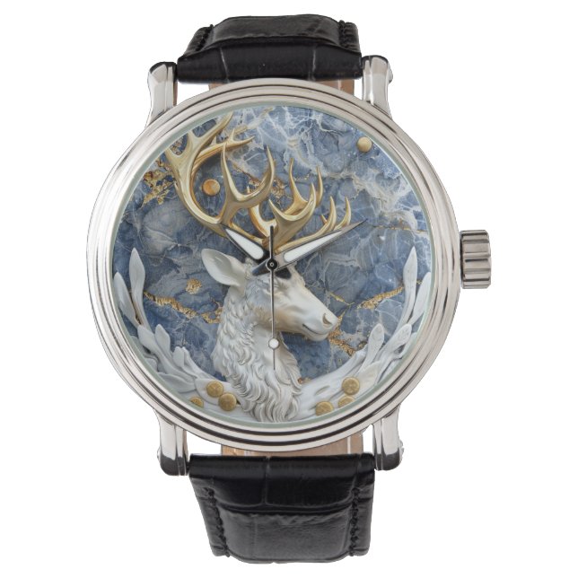 Montre Festive Reindeer Wonderland Scene (devant)