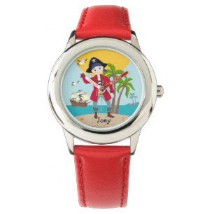 Montre Fête d'anniversaire d'enfant de pirate