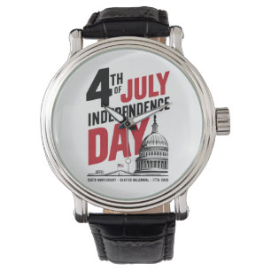 Montre Fête de l'Indépendance du 4 juillet 250e Anniversa