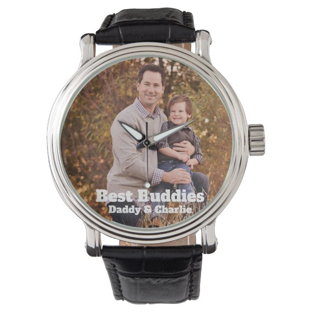 Montre Fête des pères Best Buddies Photo papa et enfant (devant)