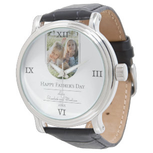 Montre Fête des pères photo Arch moderne Blanc