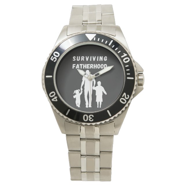 Montre Fête des pères Survie à la paternité (devant)