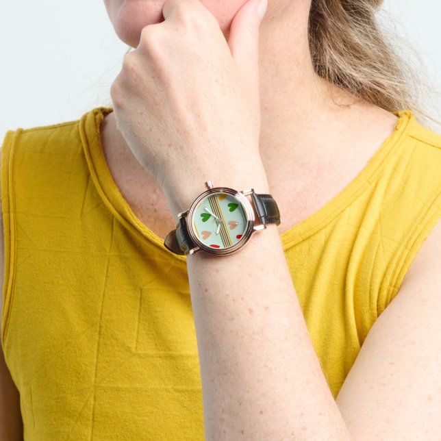 Montre Fêtes de Noël Élégant (Poignet)