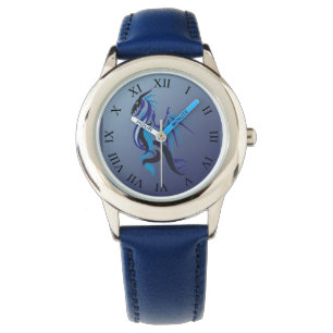Montre Feu de dragon bleu