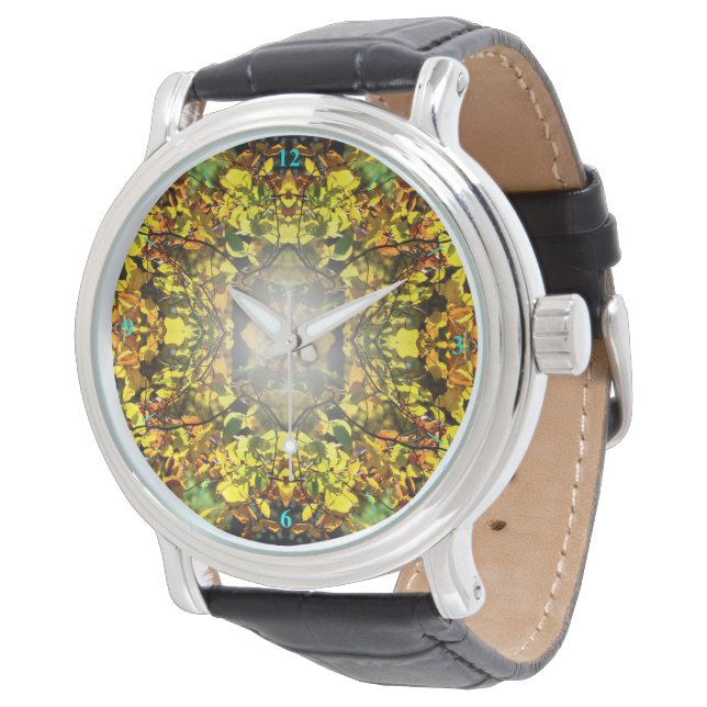 Montre Feuilles à l'automne (Incliné)