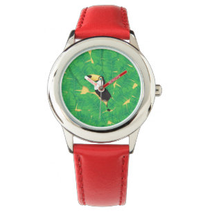 Montre Feuilles toucans et bananes