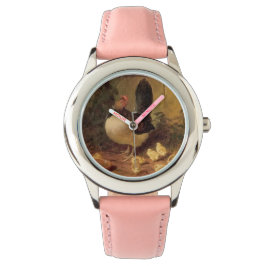 Montre Fier Mère Hen et ses poussins (Poulets Bébés)