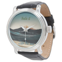 Fierce Minimaliste Monta plage Ocean Wave Logo -