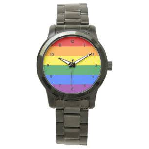 Montre Fierté arc-en-ciel