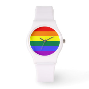 Montre Fierté arc-en-ciel