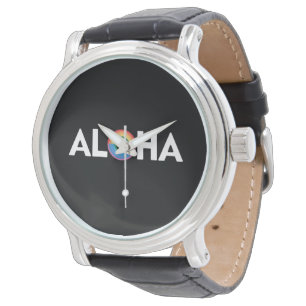 Montre Fierté LGBTQ Aloha Rainbow Island Hawaii