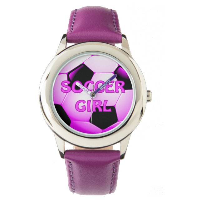 Montre Fille de football (devant)