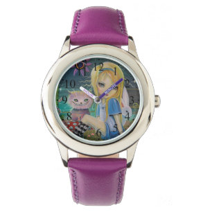 Montre Fille Mignonne Conte de Fée Alice au Pays d