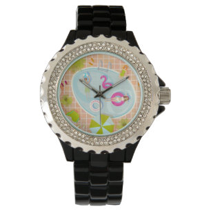 Montre Filles en bikini et garçons jouant à un jeu de pis