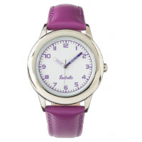 Filles personnalisées Nom Bracelet violet