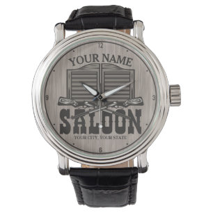 Montre Fils de fusil Occidental Personnalisés Vieux Salon