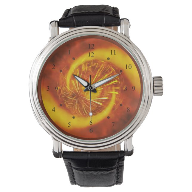 Montre Fire Diamond V2~Time Machine Watch~Design unique~ (devant)