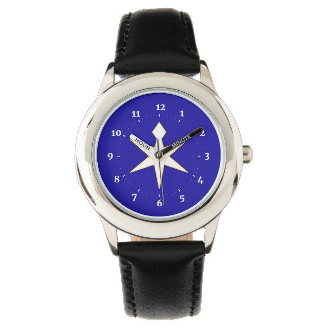 Montre Flag of Chiba Prefecture, Japan (devant)
