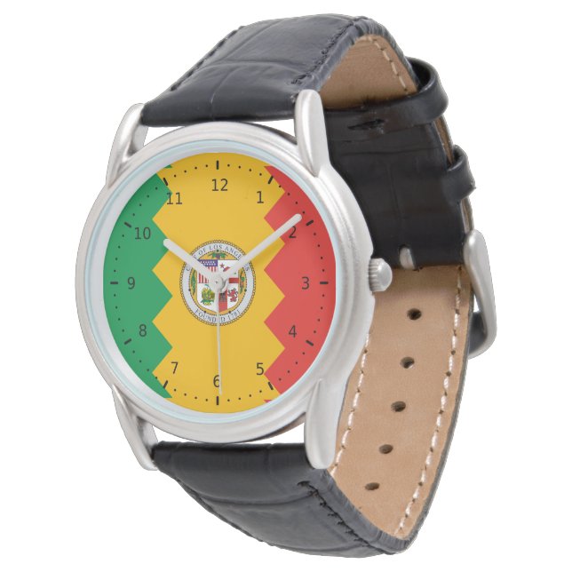 Montre Flag of Los Angeles, California (Incliné)