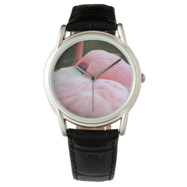 Montre Flamant rose (devant)