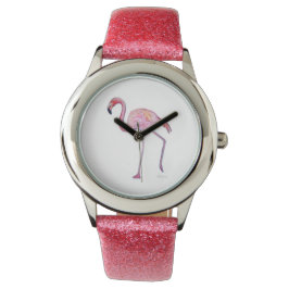 Montre Flamant rose rose