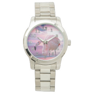 Montre Flamingo et Pink Sky