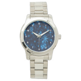 Montre Flèches de neige profondes et brillantes Unisex Mo