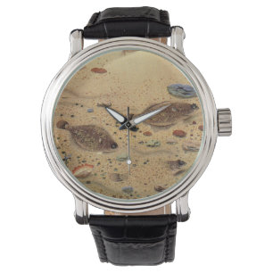 Montre Flets ou poissons plats, vie marine océanique vint