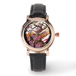 Montre Fleur de cerisier sauvage
