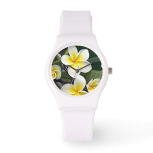 Montre Fleur de frangipanier Îles Cook