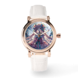 Montre Fleur de lune d'Anime