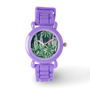 Montre Fleur de lupin