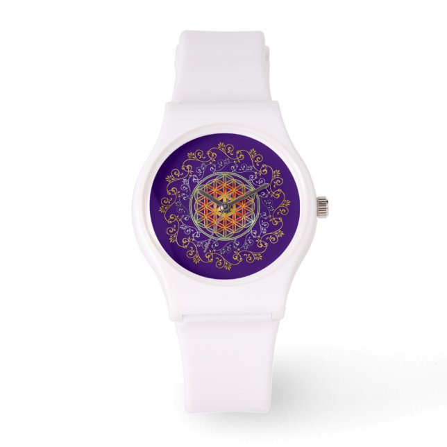 Montre Fleur de vie / Blume des Lebens - Ornement IV (Recto)