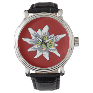 Montre Fleur d'edelweiss