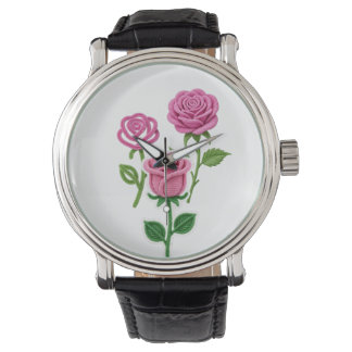 Montre Fleur en cure-pipe