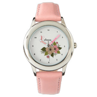 Montre Fleur florale