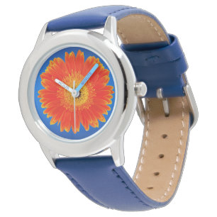 Montre Fleur jaune