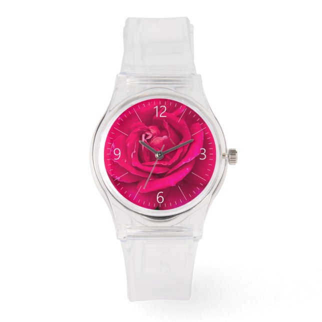 Montre Fleur rose (Recto)