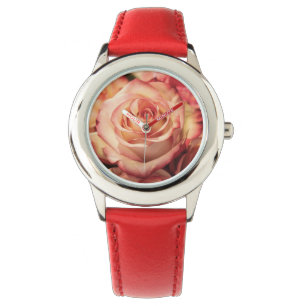 Montre Fleur Rose de pêche