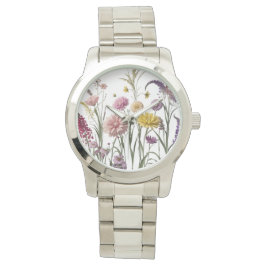 Montre Fleur sauvage Meadow - Stylish Floral Women’s eWat