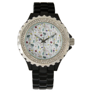Montre Fleur Sauvage Vibrante