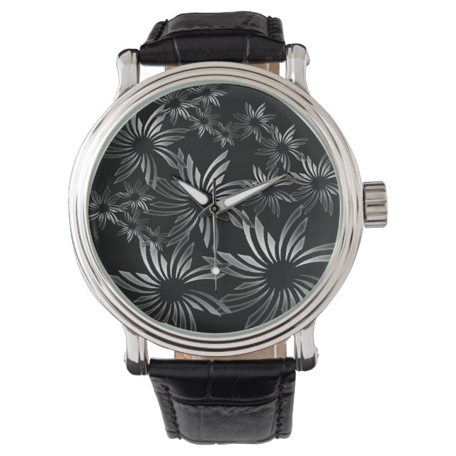 Montre Fleurs d'argent (devant)
