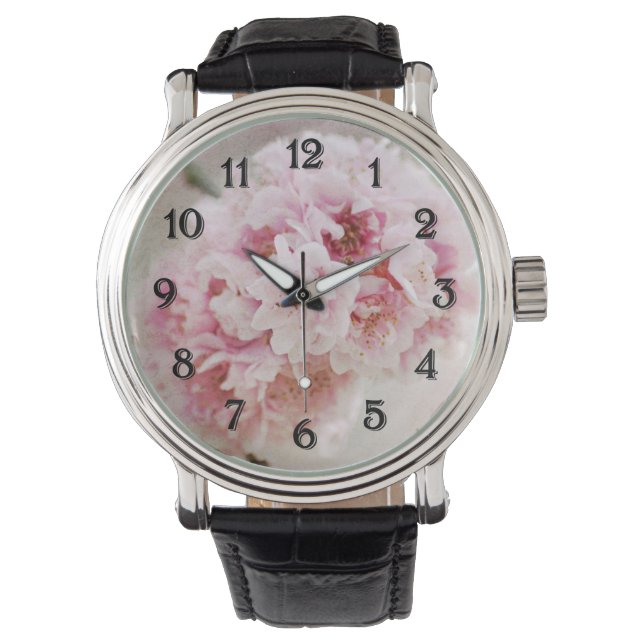 Montre Fleurs de fleurs de cerisier (devant)