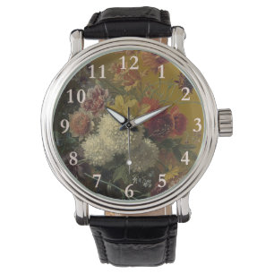 Montre Fleurs de maître hollandais antique Georgius van O
