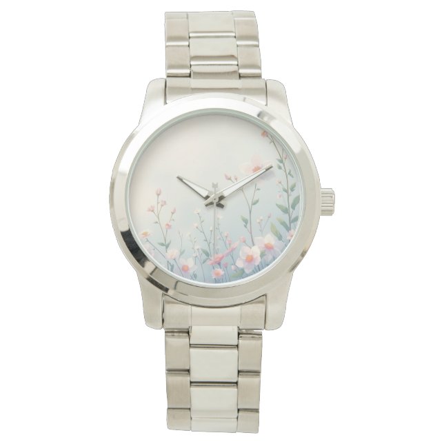 Montre Fleurs de style Anime Petit Poignets Fleurs (devant)